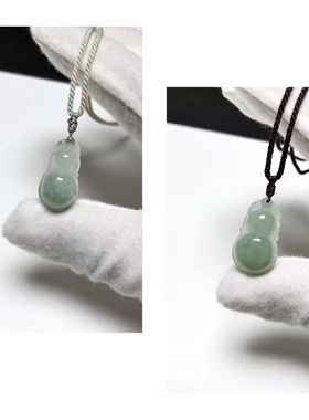 D1484# 天然A货翡翠葫芦福禄寿吊坠 可选