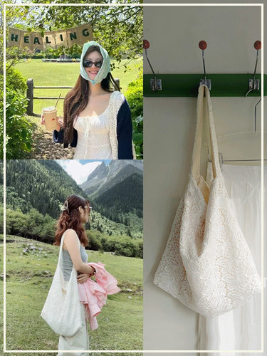 夏日温柔仙美大容量通勤托特包女