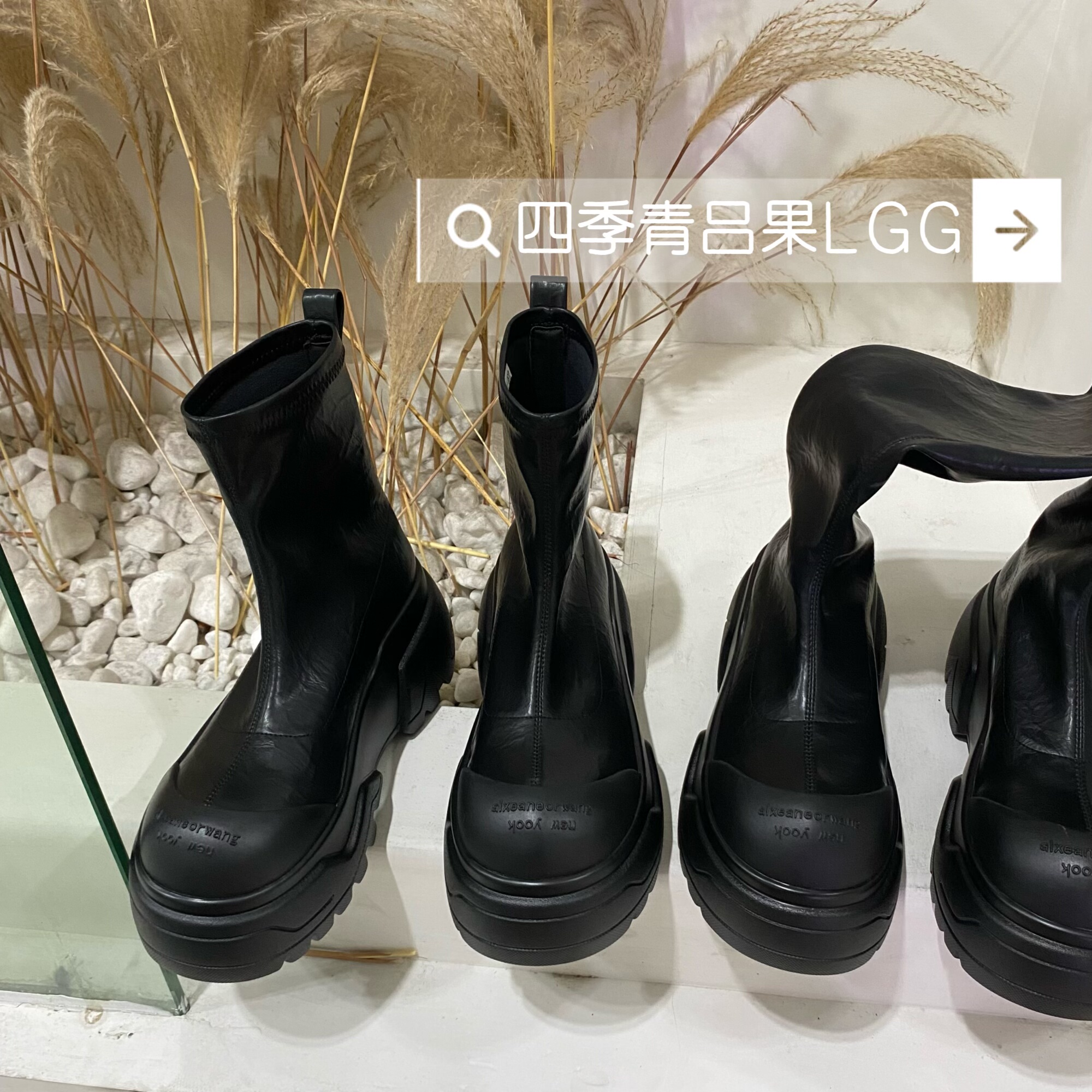 2025新款憨态先锋感厚底马丁靴女英伦风复古短筒瘦瘦靴百搭弹力靴