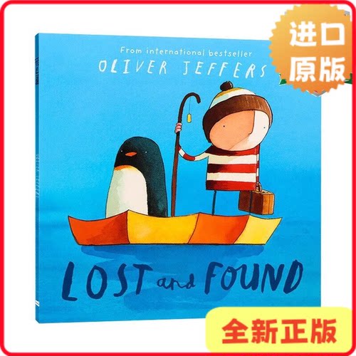 正版儿童英文原版绘本 Lost and Found 平装 4-8岁失而复得幼儿原版英语绘本书 故事书 幼儿园推荐用书 小豆豆英文童书 男孩