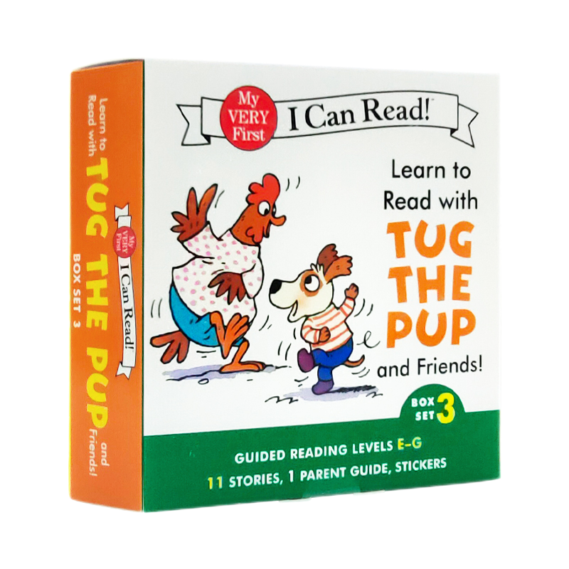 英文原版 12册第三辑Learn to Read with Tug the Pup and Friends跟塔戈和他的朋友们学习4-8岁i can read my very first分级读物