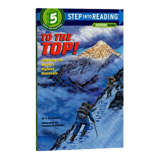 登山英文章节桥梁小说  兰登step into reading 5阶英文原版 To the Top!原版漫画书英文绘本