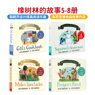 故事 茱莉亚唐纳森作品 Donaldson Acorn 绘本 橡树林 Wood 8册 Julia 进口英文原版 Tales 20周年纪念版 from