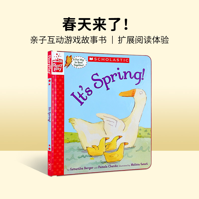 正版儿童英文原版绘本It's Spring! 游戏故事：春天来了！ 精装 春季绘本 幼儿原版英语绘本书原版漫画书英文绘本