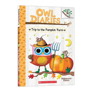 猫头鹰日记 英文原版平装绘本 Owl Diaries #11:Trip to the Pumpkin Farm 南瓜农场之旅 学乐大树系列
