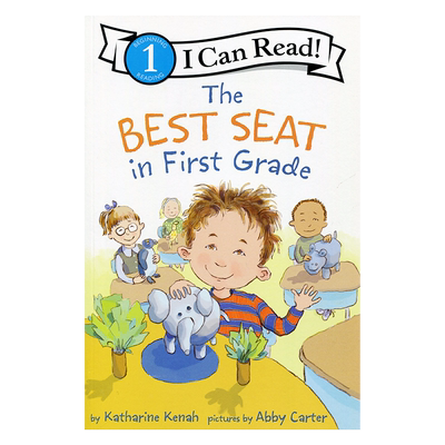 一年级最好的座位英文原版平装分级绘本 The Best Seat in First Grade原版漫画书英文绘本