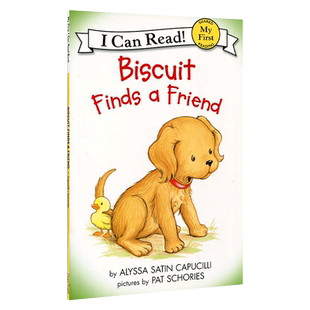 英文原版 Biscuit Finds a Friend 小饼干找朋友 4-8岁 儿童原版  英语绘本小学一年级分级