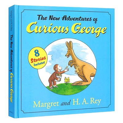 乔治猴精装蓝色封皮英文原版