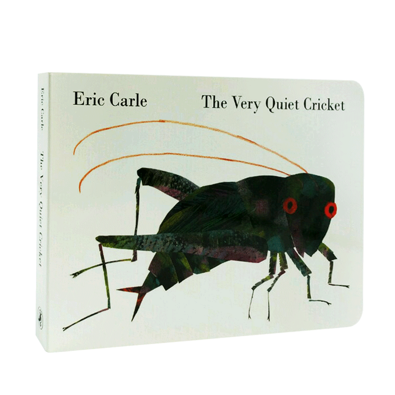 正版赠音频 英文原版绘本The Very Quiet Cricket好安静的蟋蟀Very系列经典 幼儿园英语纸板书eric carle英文绘本 艾瑞卡尔