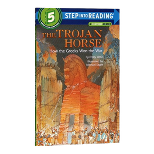 木马计英文章节小说  企鹅兰登step into reading 5阶英文原版 The Trojan Horse原版漫画书英文绘本