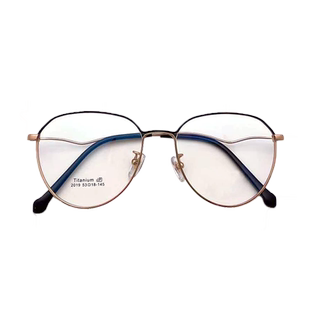 网上配眼镜框女近视纯钛镜架轻近视镜有度数树脂镜片非球面抗蓝光