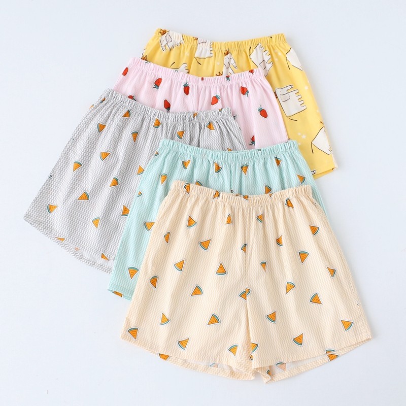 睡裤女短裤夏季潮学生家居纯棉宽松3分裤大码可外穿沙滩短裤夏季|ruв категории Нижнее белье, пижамы/брюки - от Buy2taobao.com для оказания профессиональной услуги покупки агента Taobao