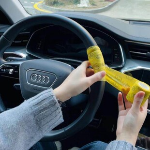 秋冬汽车方向盘套保暖不打滑自粘绷带高弹力不留胶开车神器把套