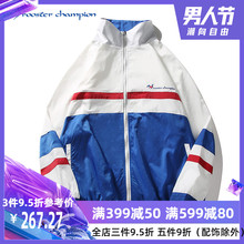 CHAMPION法国公鸡冠军夹克男刺绣拼色宽松翻领情侣外套潮 ROOSTER