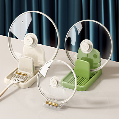 锅盖架厨房多功能台面收纳置物架子2025新款可放锅铲锅盖放置神器