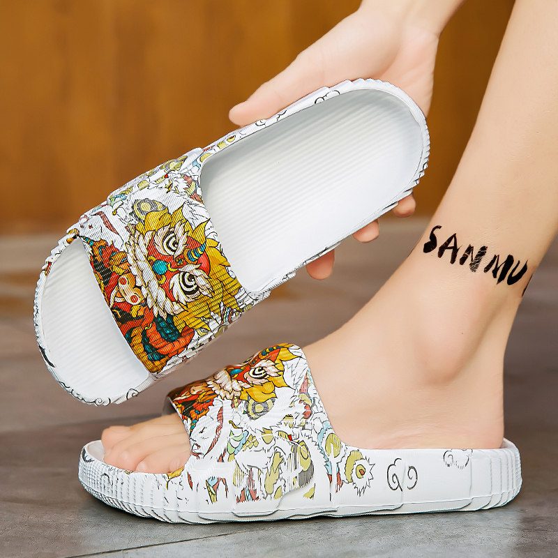 龙年限定国潮拖鞋男夏季外穿软底防滑大童室内居家洗澡男童凉拖鞋,流行男鞋,休闲拖鞋,淘宝优惠券,粉丝福利购,淘宝优惠卷