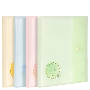 得力孕检收纳册产检怀孕记录册孕检资料收纳袋孕检记录册怀孕假检查单b超检查单收纳孕妈产检手册文件夹孕检