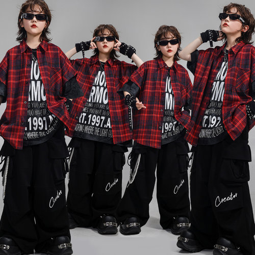 儿童帅气breaking街舞架子鼓服装