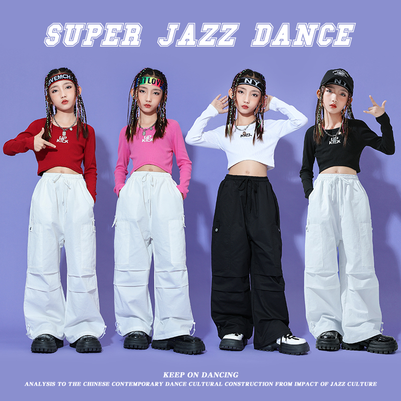 儿童爵士舞街舞练功服走秀表演服