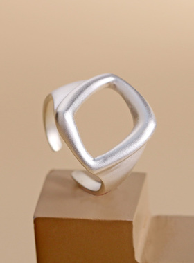 古罗珠宝女生s925纯银韩版磨砂