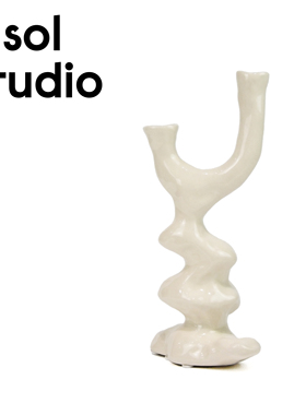 Msol目所 M CASA摆件 熔系列不规则有机形态烛台 家居软装搭配