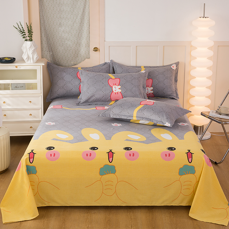 特价清仓处理纯棉磨毛床单单件