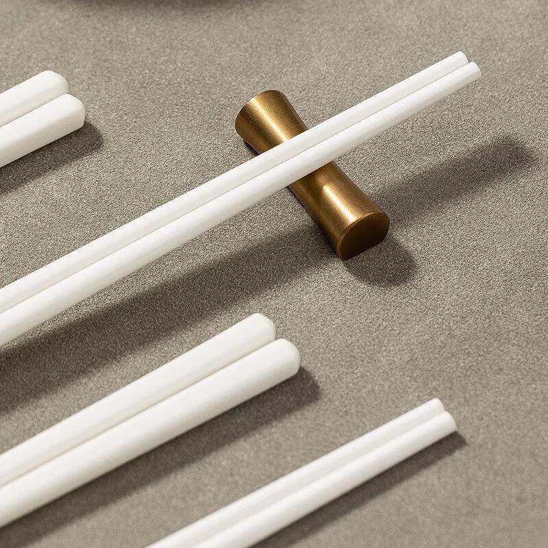 陶瓷筷子家用高档新款防霉高级耐高温环保易清洗轻奢高端白色瓷筷