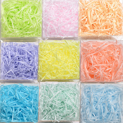拉菲草原色纸化妆品填充麻丝diy