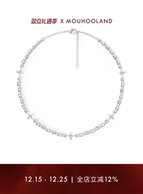 Mouhooland铜镀白金女锆石