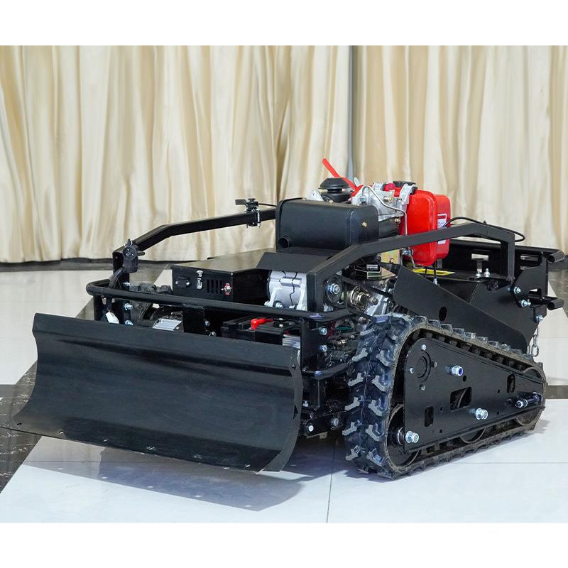 履带式可遥控割草机多功能果园林草坪开荒履带式拓荒割草机
