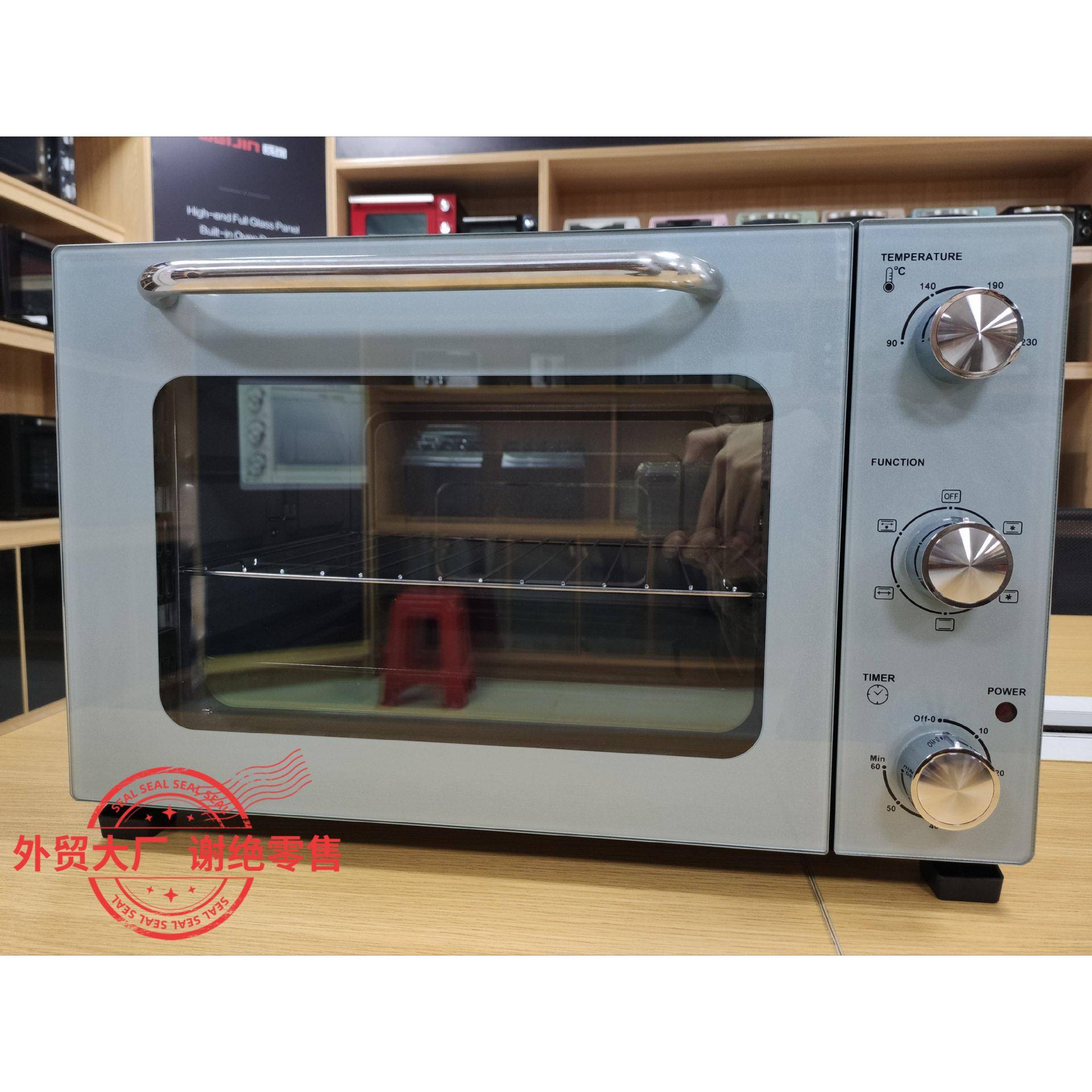 威锦电烤箱烤箱家用中型35L烘焙多功能网红小烤箱厨房电器家电