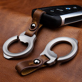 EDC多功能钛合金钥匙扣便携随身开瓶器快递刀汽车钥匙包挂扣挂链