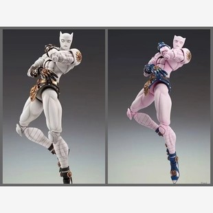 JOJO的奇妙冒险 皇后杀手 白猫粉猫 超像可动 模型 摆件 盒装手办