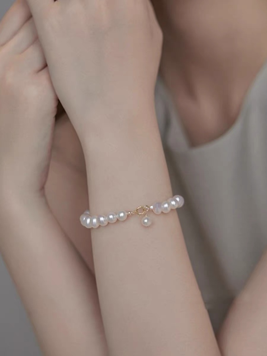 新加坡【frica梵罗柯】天然珍珠手链女轻奢高级感小众手串