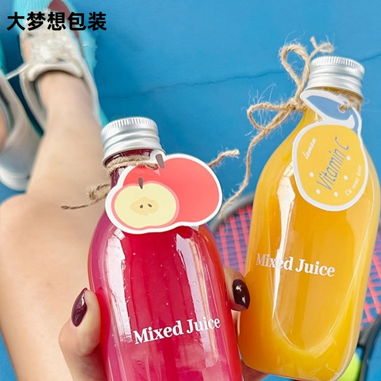 创意水果汁吊牌定制异形蔬菜汁饮料标签水果挂签吊卡果汁瓶装饰