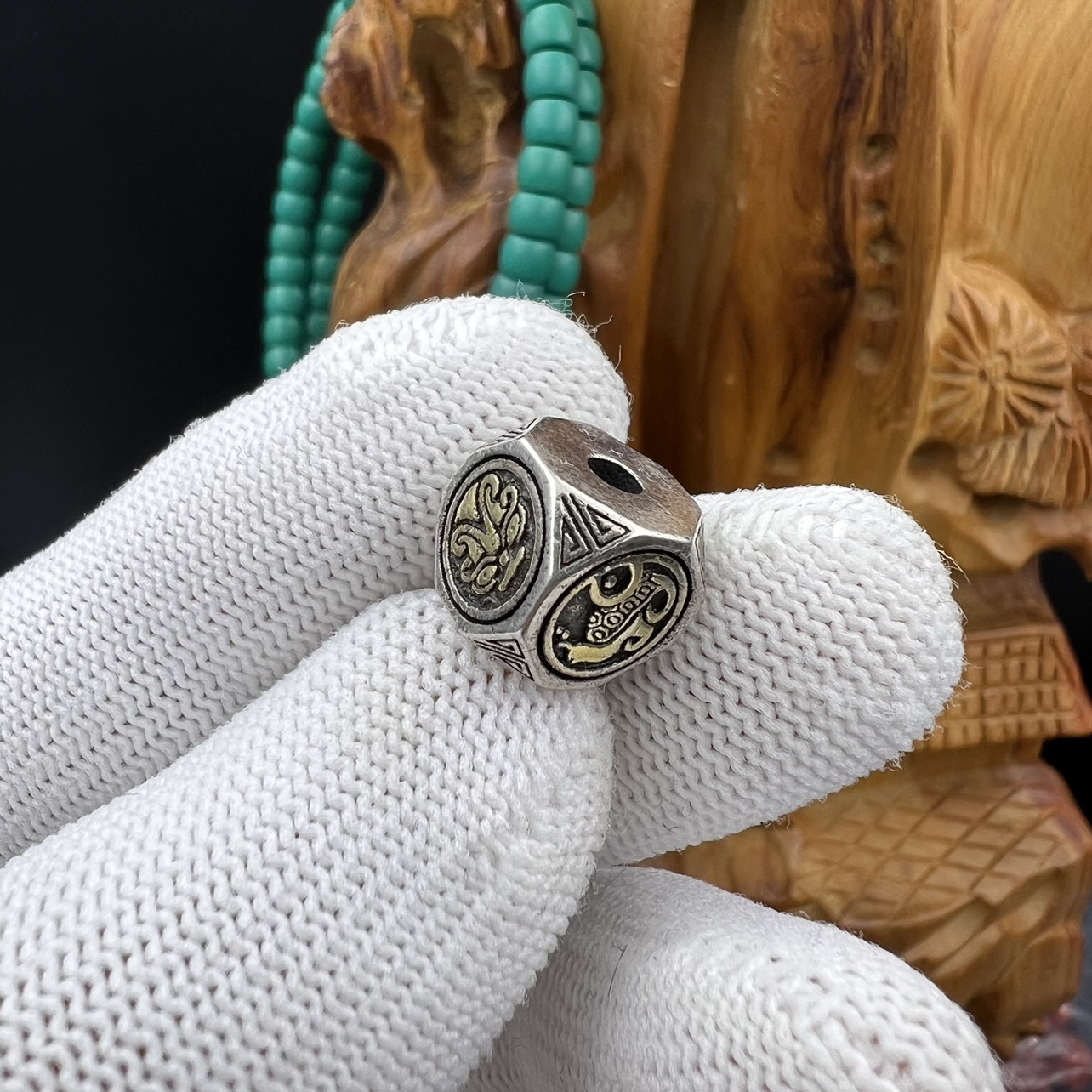 四象八楞珠顶珠腰珠，青龙白虎朱雀玄武，文玩配饰，百香星月佛手