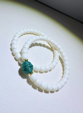 野猪牙獠牙直切手串哼哼獠牙手串diy文玩配饰佩奇獠牙猪牙手串链