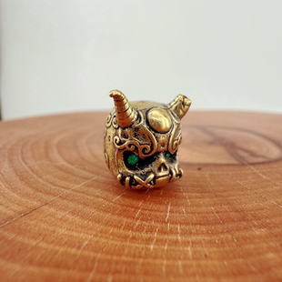 猫眼幽冥阿呆顶珠腰珠DIY文玩配饰百香籽星月菩提佛手金刚猴头核