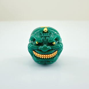 科技绿松石大金牙恶僧顶配珠diy文玩配饰科技松百香星月佛手金刚