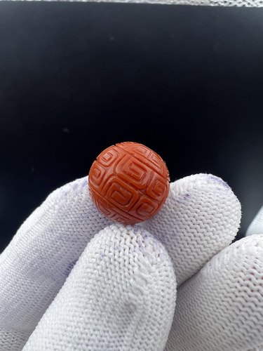 南红回纹圆珠顶珠腰珠，文玩配饰，百香星月佛手金刚猴头核尖顶珠