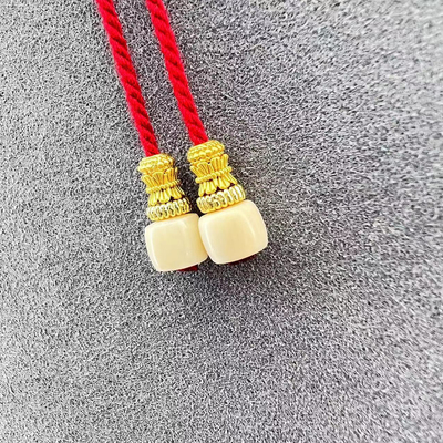 长毛猛犸象牙文玩弟子珠diy文玩配饰百香籽星月核尖佛手金刚猴头