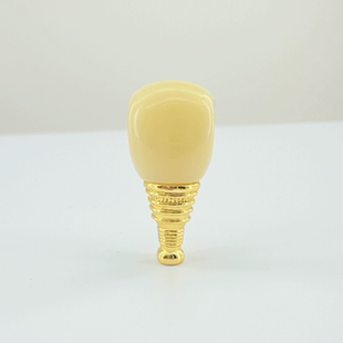 雪巴白琉璃三通佛头diy文玩配饰百香籽星月菩提佛手金刚猴头核尖