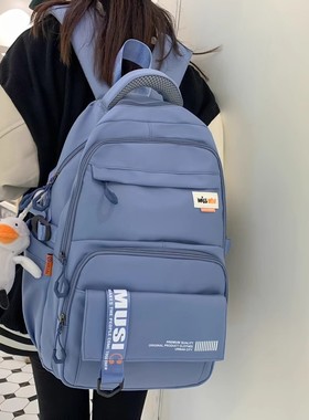 法国Cavi KIong潮牌初中生书包男女大容量高中生背包小学生双肩包