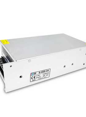 新款直销跨境 24V电源20A 开关电源厂S-500W-24安防监控LED驱动AC