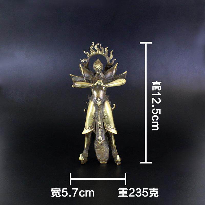 新款直销白黑神话孙悟空车摆件配件黄铜金岁月摆件装饰工艺品铜器