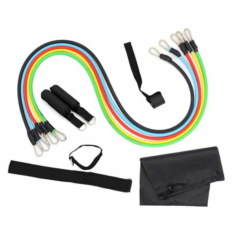 新款直销11件套多功能TPE臂力器拉力绳健身运动器材套装肌肉训练,运动/瑜伽/健身/球迷用品,拉力绳/拉力器,淘宝优惠券,粉丝福利购,淘宝优惠卷