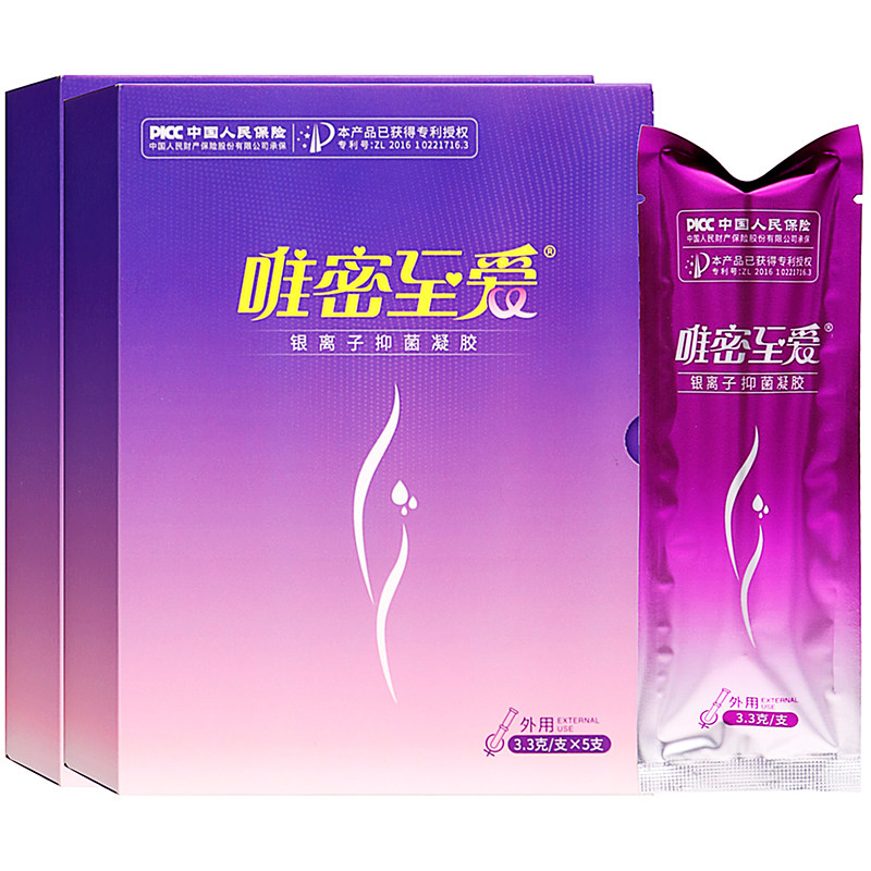 唯蜜至爱阴离子抑菌凝胶3.3克*5