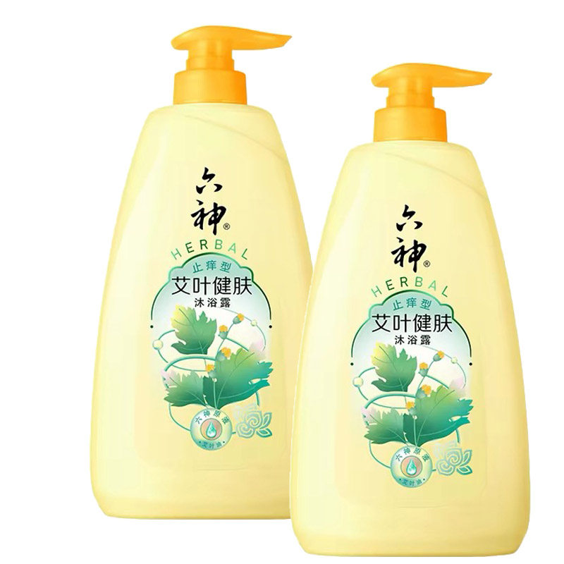 六神艾叶健肤沐浴露止痒型750ml