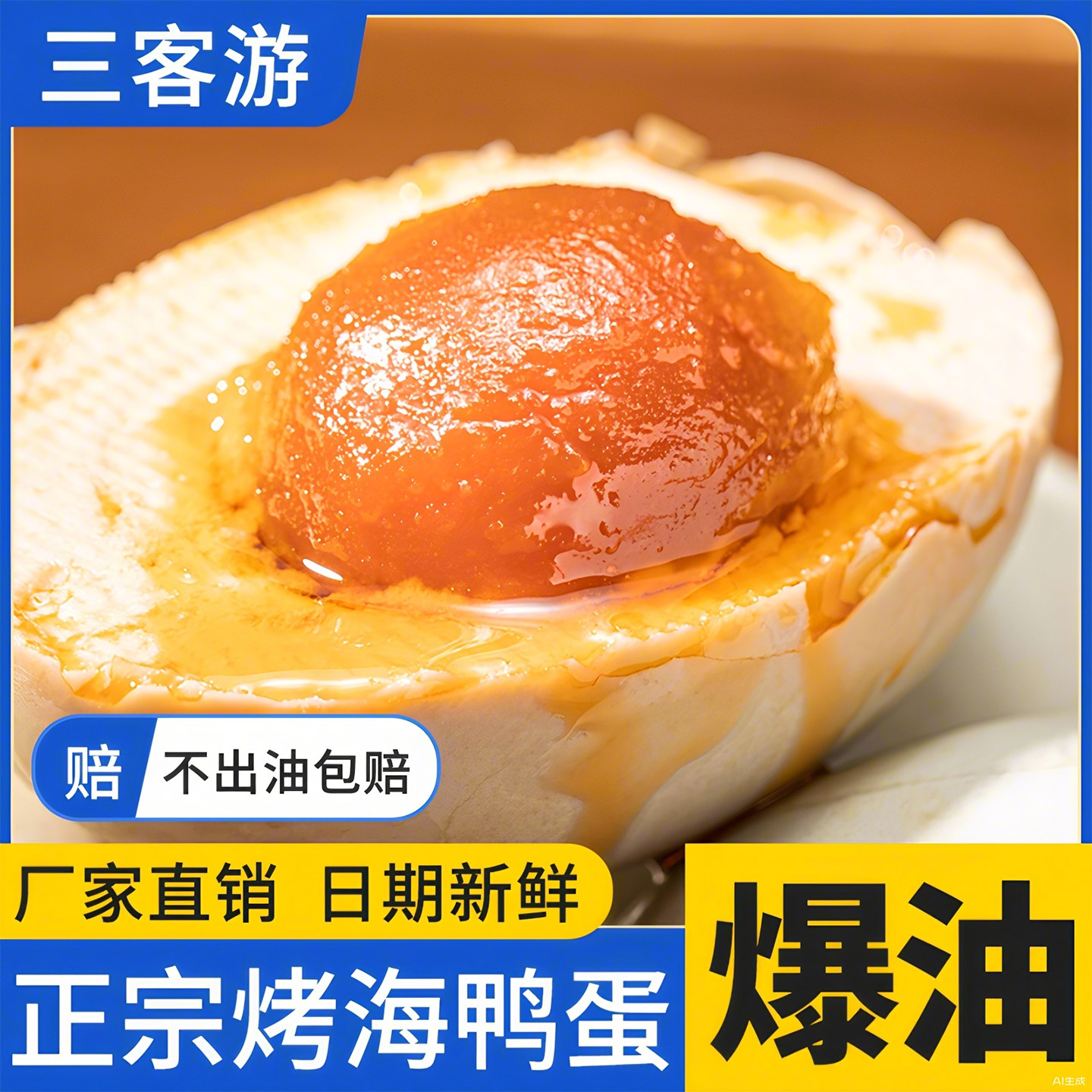 20枚大号烤海鸭蛋广东红树林