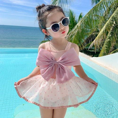 尤画韩系女童泡温泉泳装